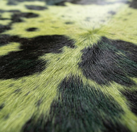Buy Green Western Cowhide Rugs | Texas Olive & Lime Hides