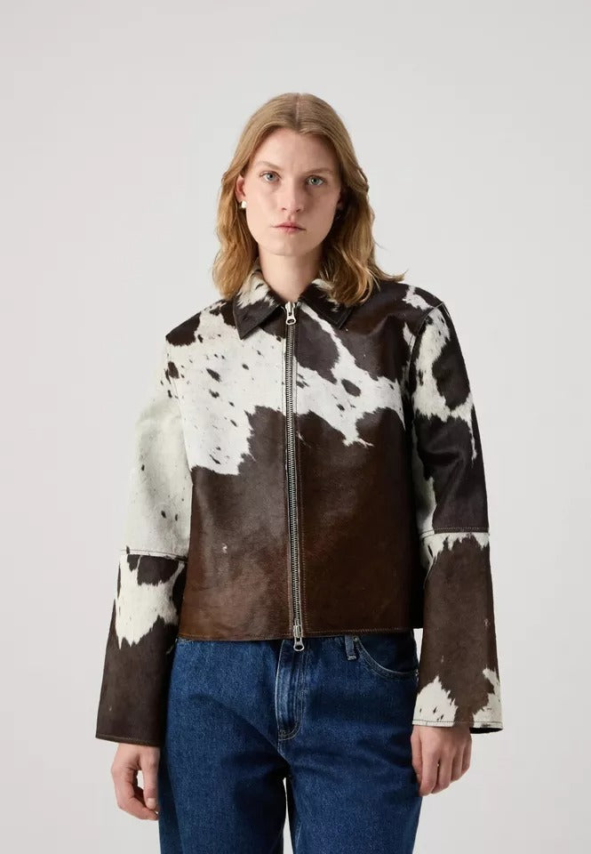 COWHIDE JACKET FOR WOMEN'S - ZHIM LEATHER CREATIONS