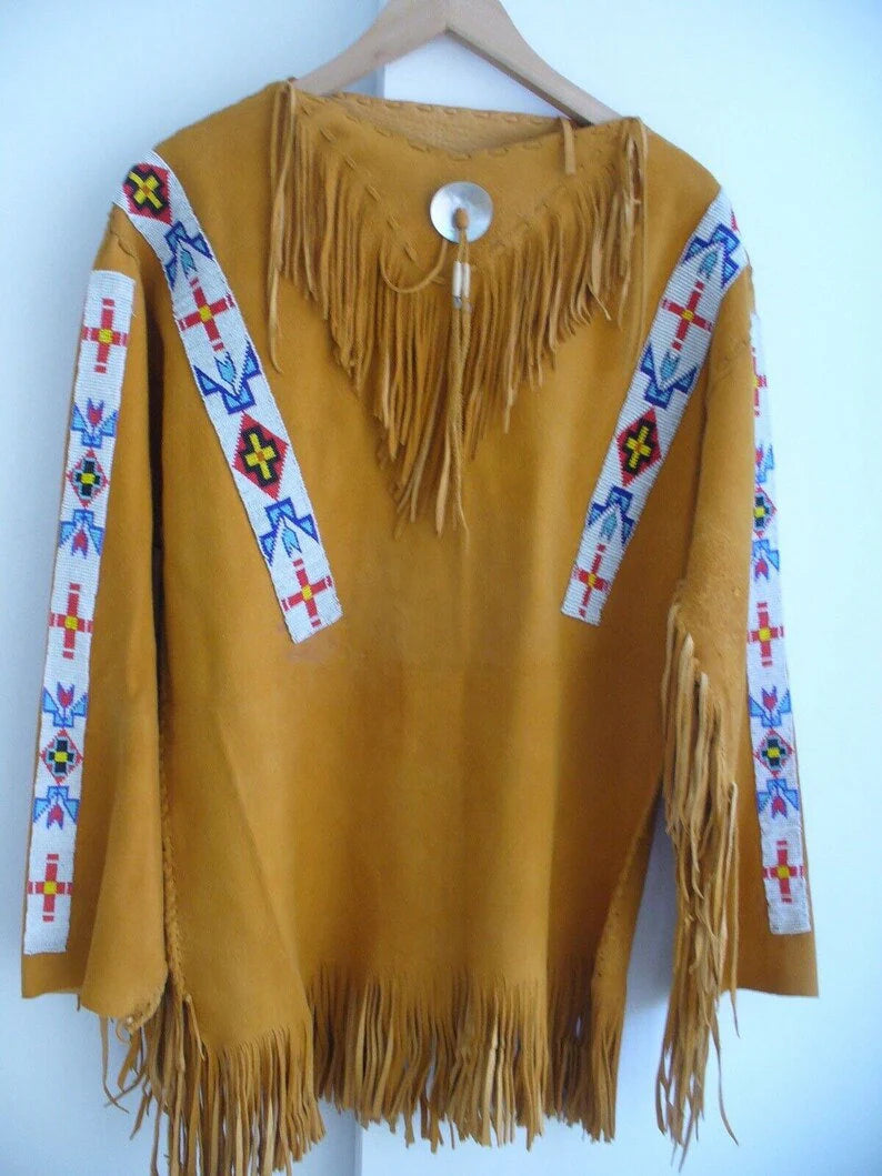 Native American beaded war shirts