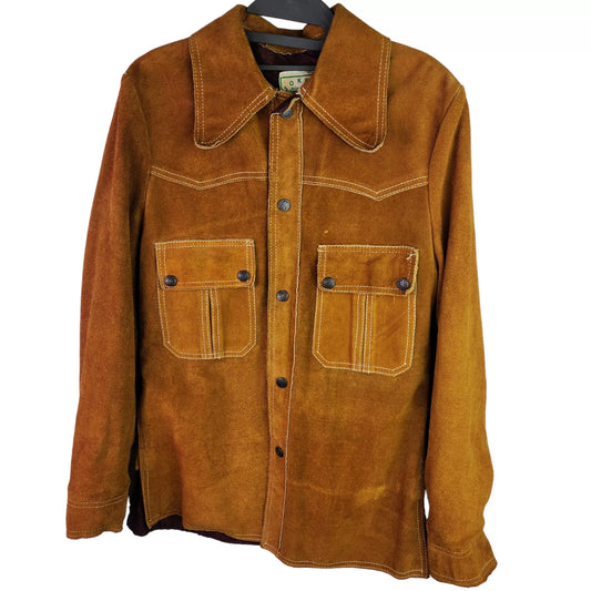 Men's Leather Buckskin Shirt Mountain Man Reenactment Suede Native American-ZLC-WLS-2010