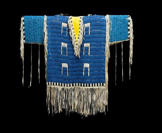Old Native American Style Beaded Powwow Regalia Beaded Vest
