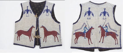 Handcrafted Beaded Vest for Powwow Enthusiasts 7