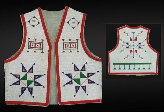 Handcrafted Beaded Vest for Powwow Enthusiasts 8