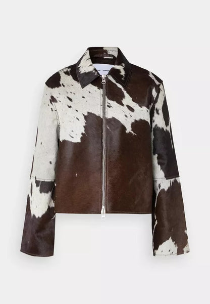 WOMEN'S COWHIDE JACKET 2 - ZHIM LEATHER CREATIONS