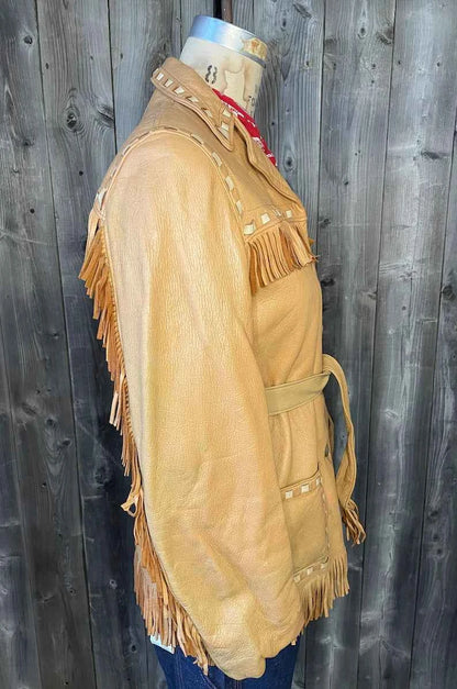 Women Fringe Suede Leather cowboy Jacket -ZLC-WWJ-2087