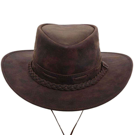 Handcrafted Leather Outback Hat