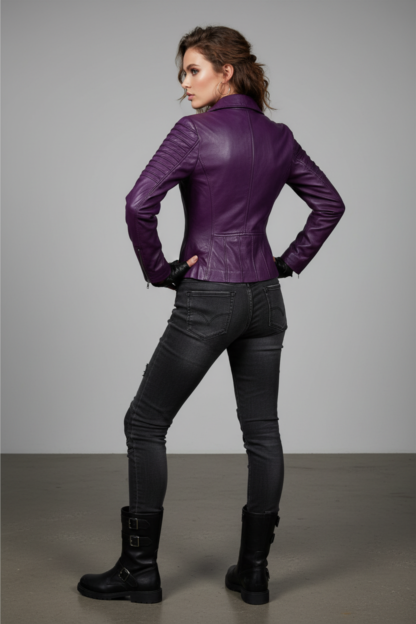 Women Fashion Real Leather Jacket -ZLC-WFJ-4001
