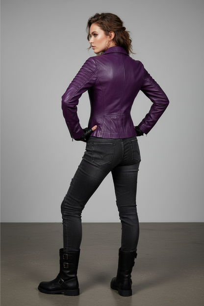Women Fashion Real Leather Jacket -ZLC-WFJ-4001