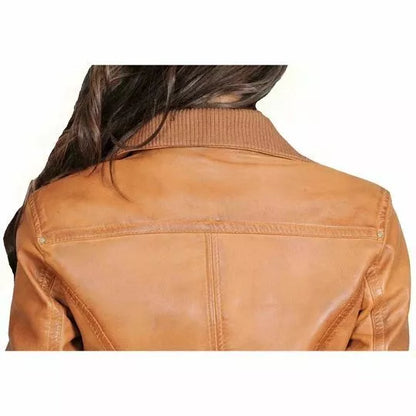 Women Fashion Real Leather Jacket -ZLC-WFJ-4056 Zhim Leather Creations