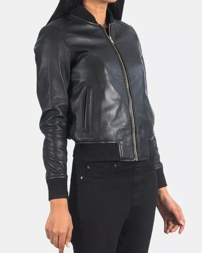 Women Fashion Real Leather Jacket -ZLC-WFJ-4058 - ZHIM LEATHER CREATIONS