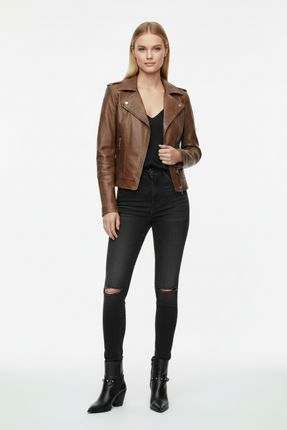Women Fashion Real Leather Jacket -ZLC-WFJ-4059