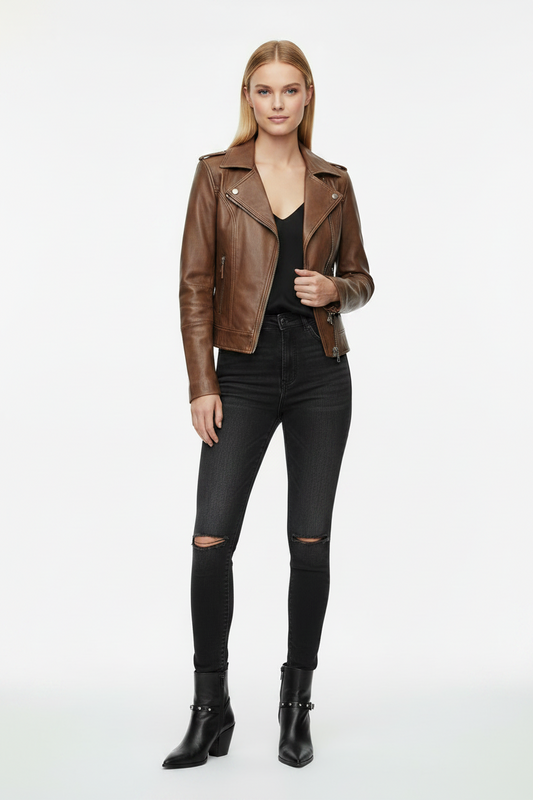 Women Fashion Real Leather Jacket -ZLC-WFJ-4059