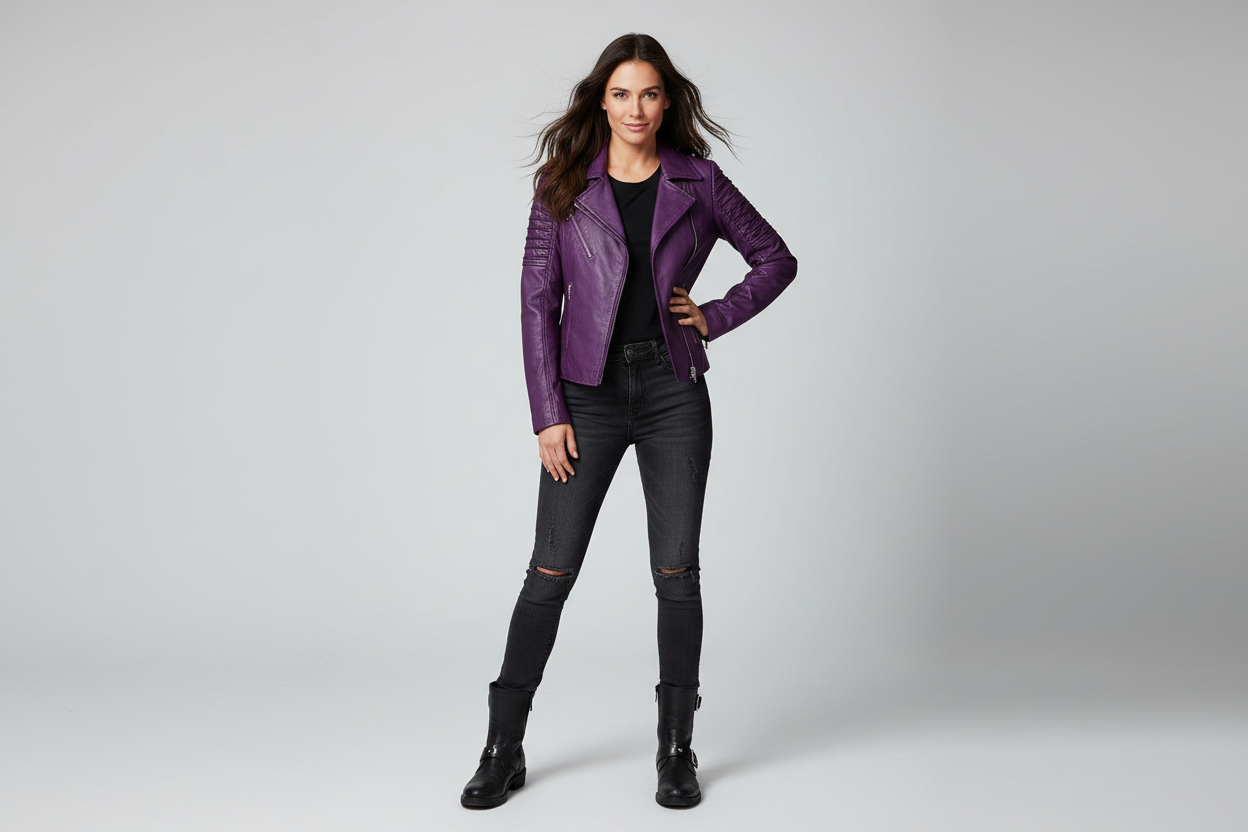 Women Fashion Real Leather Jacket -ZLC-WFJ-4001