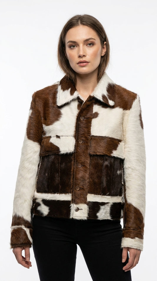 WOMEN'S PONIHAIR COWHIDE JACKET 6