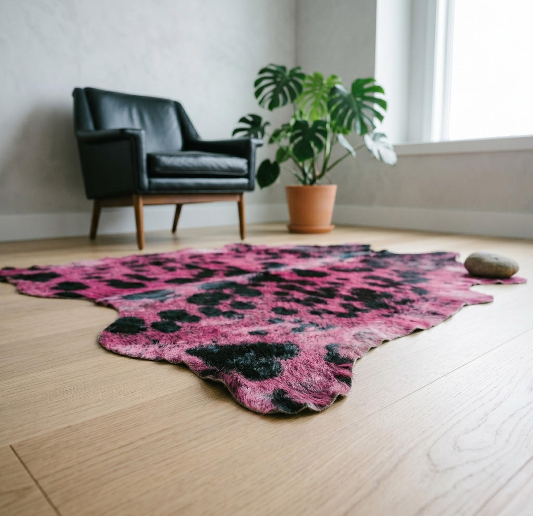 Buy Hot Pink Western Cowhide Rugs | Texas Cowboy Decor