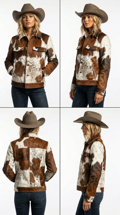 WOMEN'S COWHIDE JACKET 8