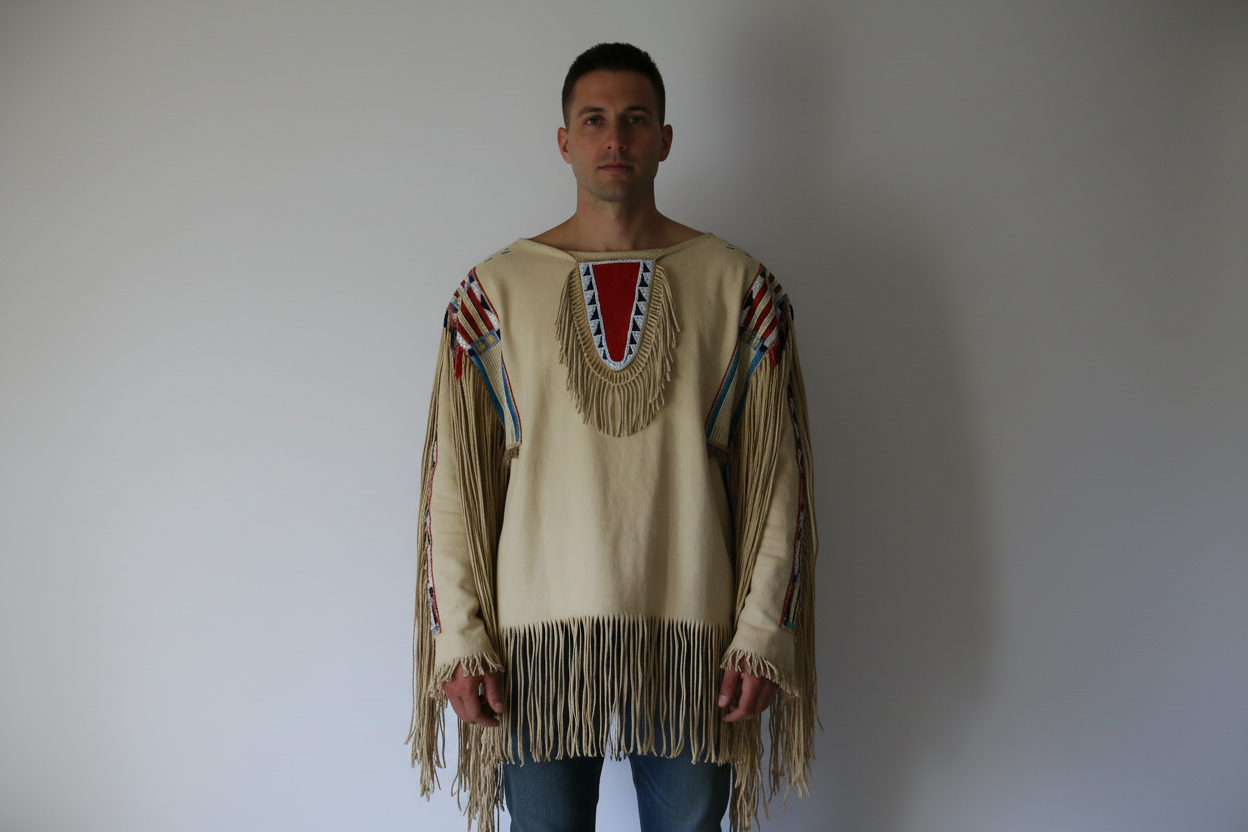 (Copy) War Shirt Handmade Beaded Native American Wear