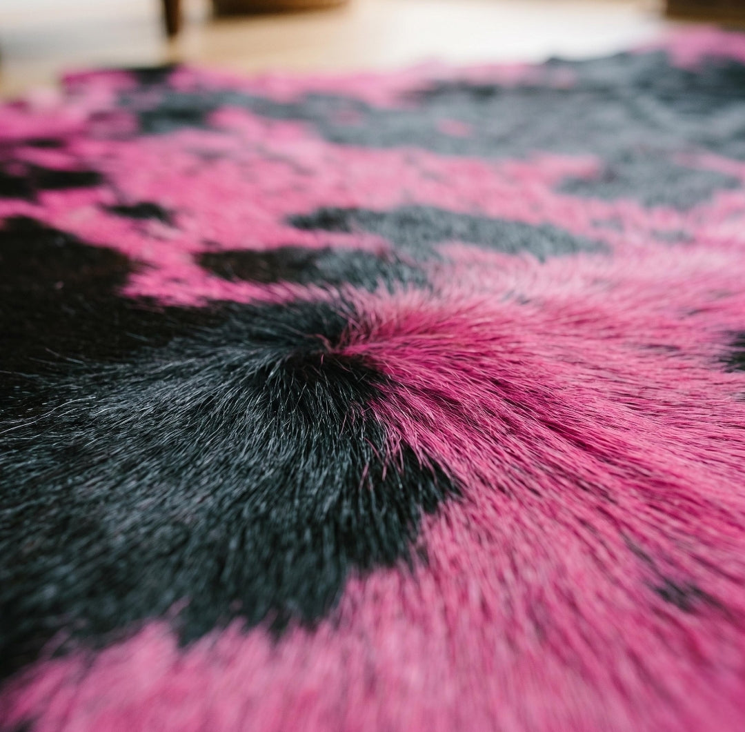 Buy Hot Pink Western Cowhide Rugs | Texas Cowboy Decor