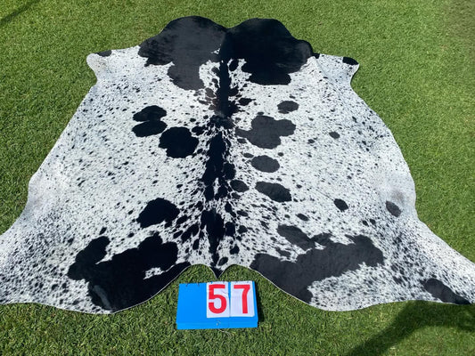 Buy White & Black Spotted Cowhide & Pony Hair Rugs