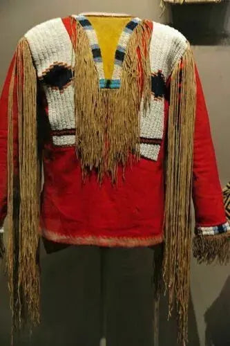 Native American beaded war shirts 2 Zhim Leather Creations
