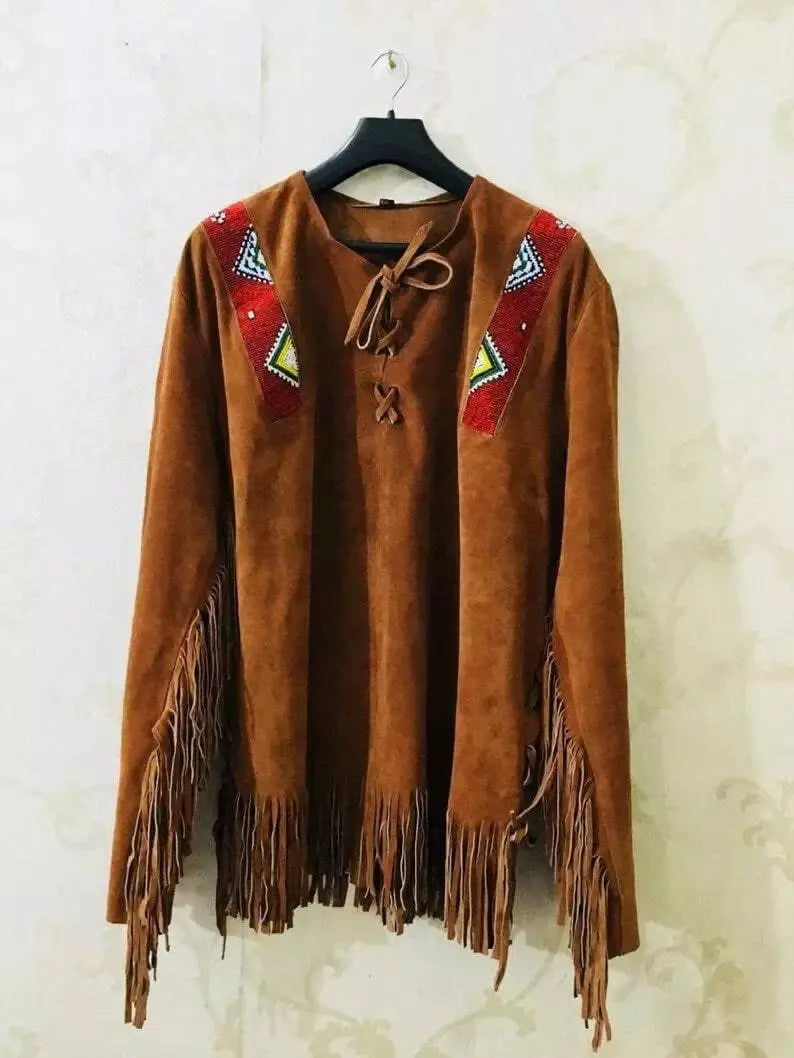 Handcrafted Heritage: Beaded War Shirts Zhim Leather Creations