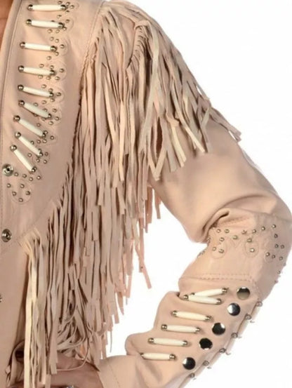 Women Native American Western Cowboy Leather Jacket Suede Fringe & Beaded -ZLC-WWJ-2040Women Native American Western Cowboy Leather Jacket Suede Fringe & Beaded -ZLC-WWJ-2040-2